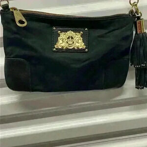 Juicy couture gold crown cross body purse